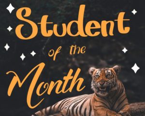 Student of the Month Tiger