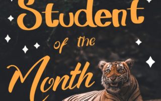 Student of the Month Tiger